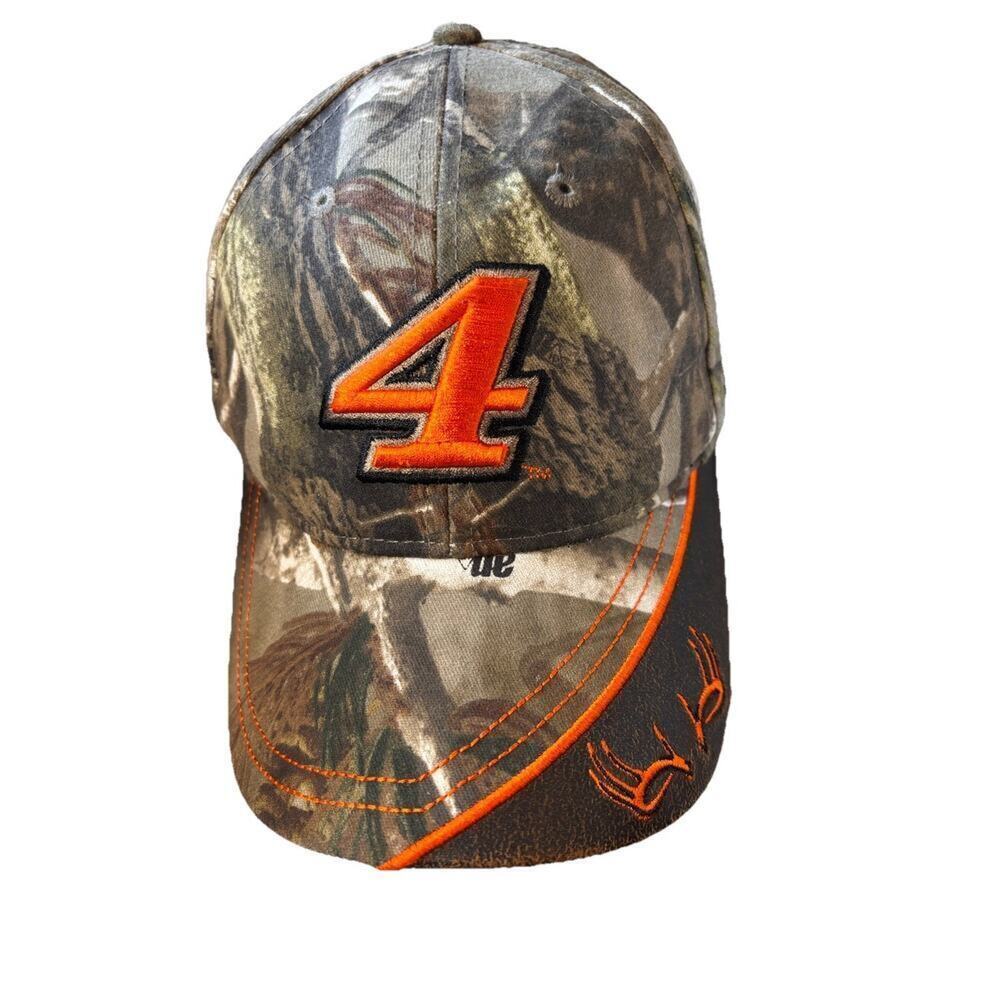 Kevin Harvick #4 Realtree Racing Camo Nascar Fitted Baseball Hat Cap Adjustable